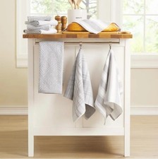 Town Country Living Kitchen Towels Gray Grey Multicolor 8-Pack Absorbent Soft