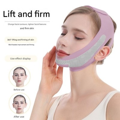 Invisible Face Tightening Belt Nighttime Use Elastic Support Washable Design