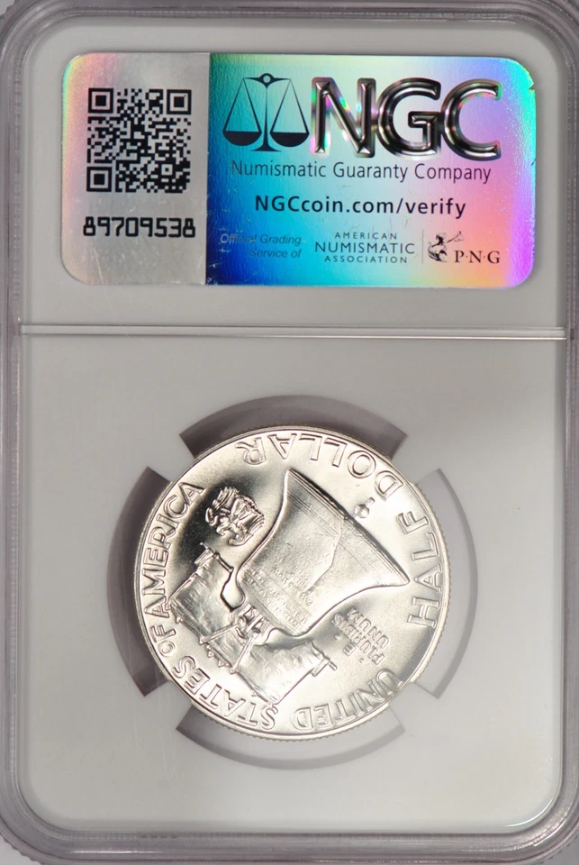 1950 Franklin Half Dollar Proof NGC PF 66 PR66 Coin Has Tone Spots 50C - Image 4 of 4