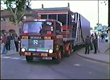 Banbury Michaelmas Fair Showmans Transport Fairground Rides Build Up 1990 DVD