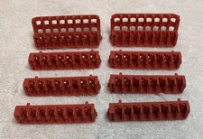 MILWAUKEE SHOCKWAVE BIT TIP HOLDER RACKS LOT OF 8 RED INSERTS BIT HOLDERS