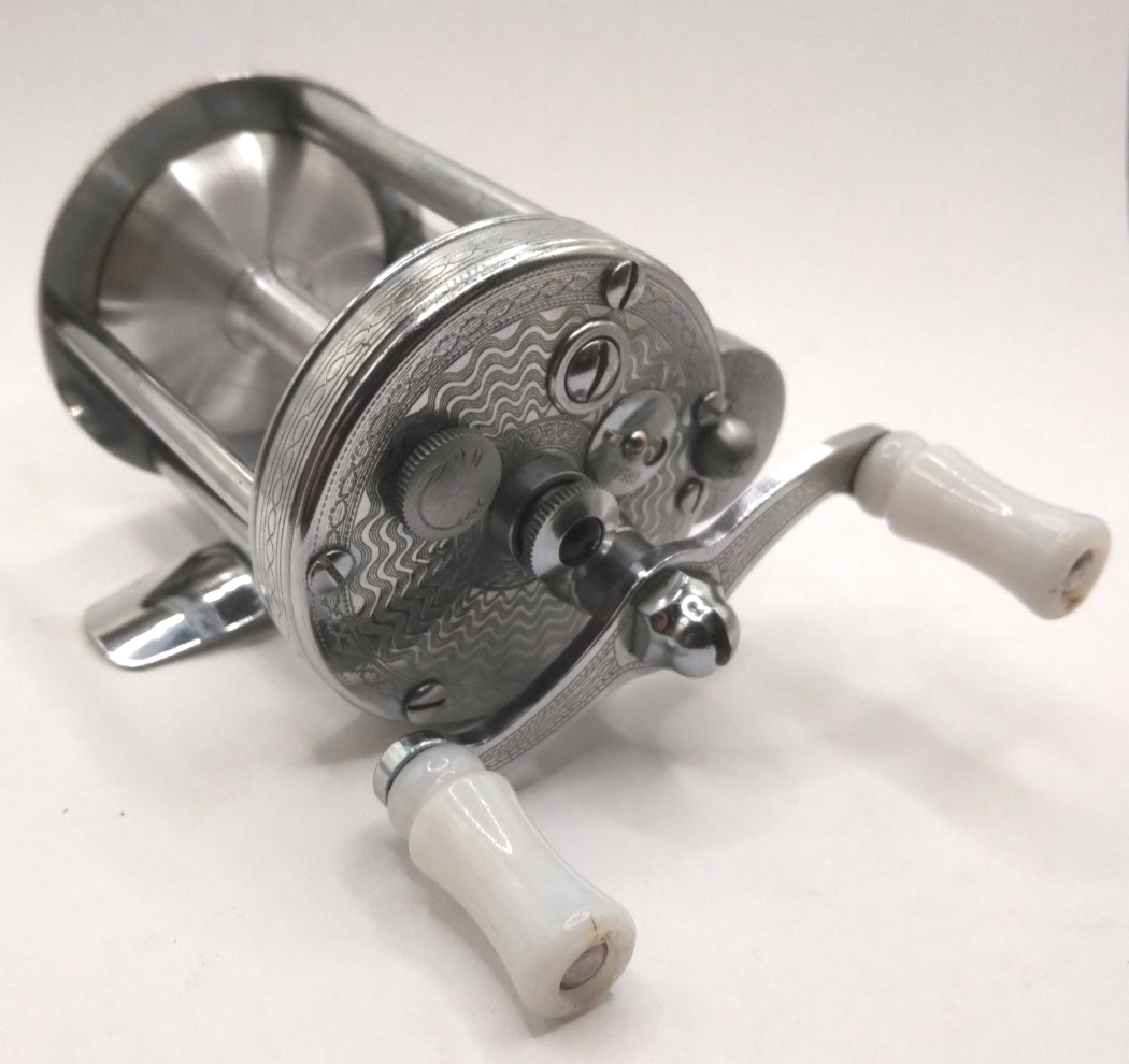 Vintage Pflueger Summit 1993L FISHING Reel ENGRAVED Jeweled VERY