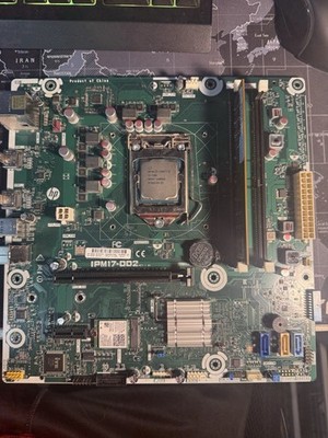 HP IPM17-DD2 Motherboard + Intel Core i3 i3-7100 CPU + 8GB DDR4 RAM Combo