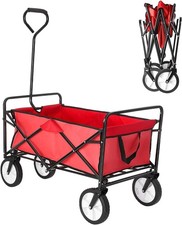 Heavy Duty Folding Collapsible Garden Shopping Picnic Utility Wagon Cart Trolley