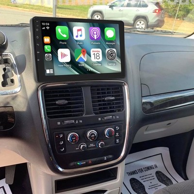 Upgraded Car Radio Stereo Android Fit for Carplay GPS for RAM GrandCaravan -US