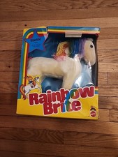Rainbow Brite Starlite Horse In Box 12" Plush Toy Vintage 1983 Mattel 7358