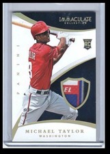 Michael Taylor 2015 Panini Immaculate Laundry Tag Relic #59 2/3