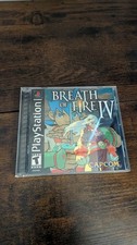 Breath of Fire IV (Sony PlayStation 1, 2000) CIB Game Case Manual