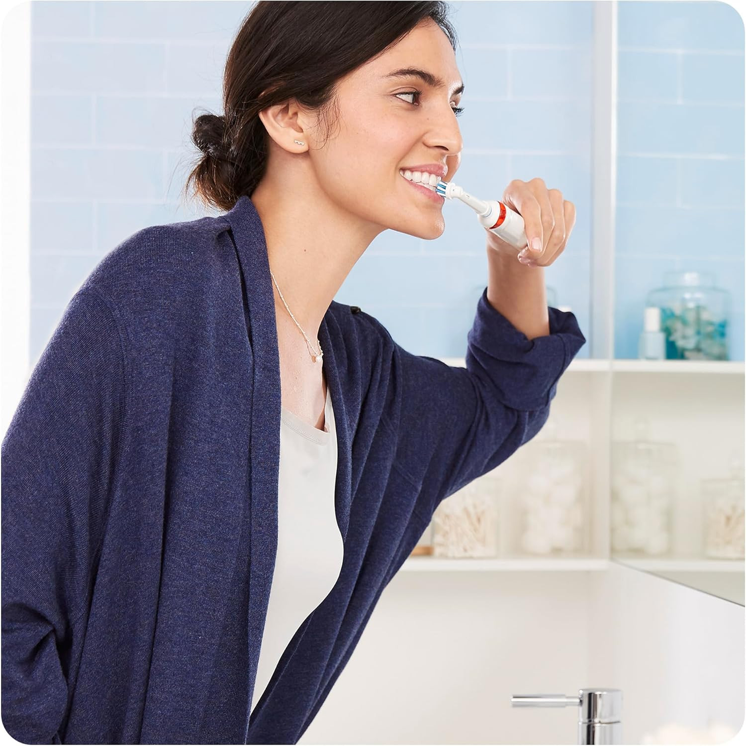 Kit Oral-B Smart 4 4500 Nero e Dentifricio per Gengive Sensibili - 2