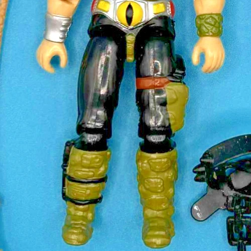 Figura Cobra Croc Master v1 1987 de colección G.I. GI Joe 3.75 ARAH Lote 100% Completo Foto 3 de 4