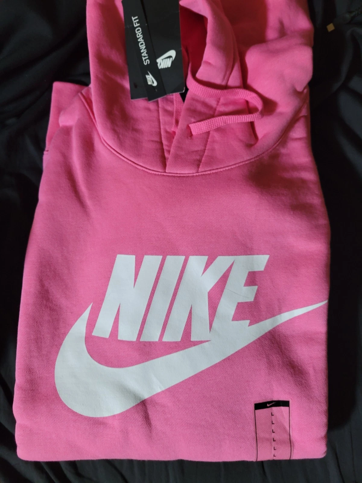*NEW* Men's NIKE CLUB FLEECE PULLOVER HOODIE RED (BV2973 657), SIZE: LARGE