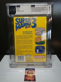 Super Mario Bros 3 NES - WATA 8.5 A Sealed - Rare Oval SOQ R First Print