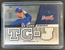 2009 Upper Deck Tom Glavine UD Game Jersey #GJ-TG Braves