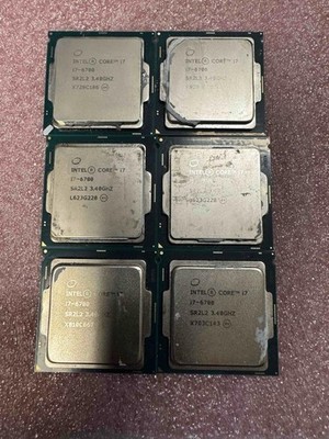 LOT of 6 Intel i7-6700 CPU Processor 4 Core LGA1151 SR2L3