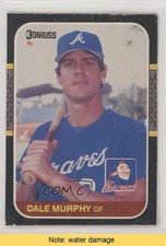 1987 Donruss Box Bottoms Dale Murphy #PC-10 READ 0q3