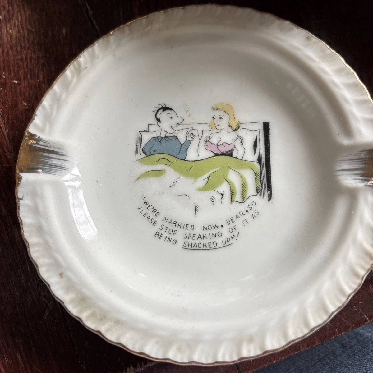 Vintage Risque Ashtray | eBay