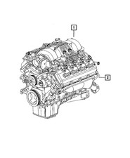 Genuine Mopar Long Block Engine Kit Remanufactured R8450915AA
