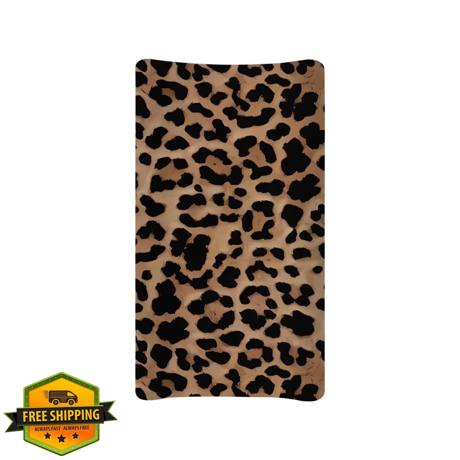Wideasale Cheetah Leopard Diaper Cover Brown