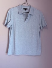 NWOT BANANA REPUBLIC LIGHT BLUE LUXURY TOUCH PERFORMANCE POLO SHIRT SIZE M