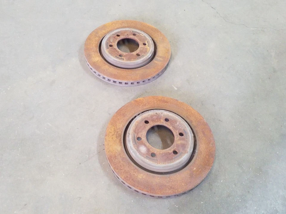 30 k millas - Juego de rotor de freno delantero | Se adapta a Ford F150 2016-2020 Foto 3 de 4