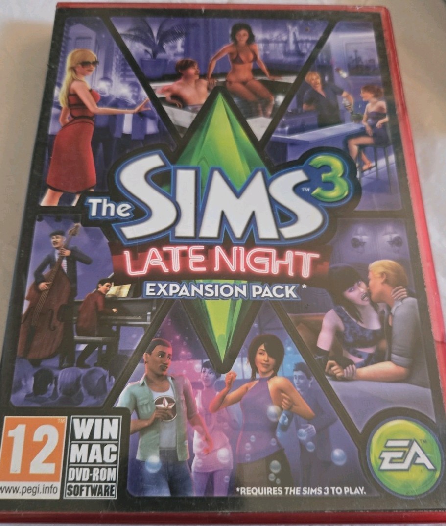 The Sims 3 Late Knight Expansion Pack PC Game Great Condition