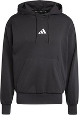   NEW  adidas Feelcozy HD Hoodie Black White Pullover Sweatshirt Mens Medium