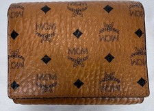 MCM Visetos Bifold Wallet Cognac SPB-CA 354719