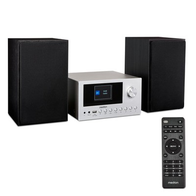 MEDION LIFE P85003 Micro Audio System DAB+ UKW Radio 2,8  TFT Bluetooth CD USB