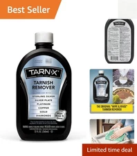 Tarnish Remover Liquid 12oz - Quick, No Scrub Formula for Quick Results
