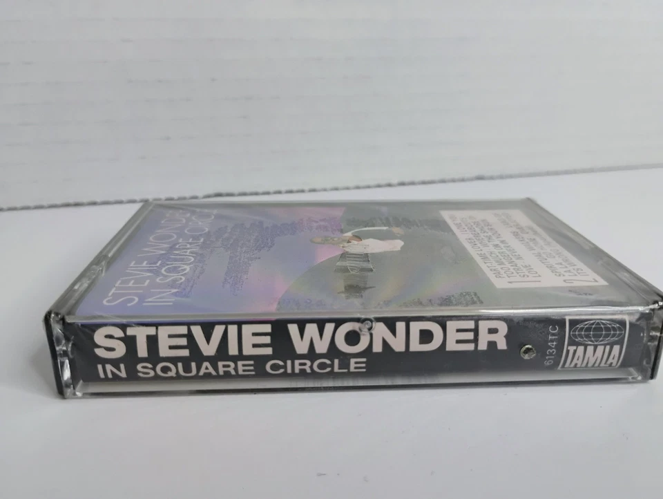 STEVIE WONDER "In Square Circle" CASSETTE New/SEALED 1985 Motown R&B SOUL - Image 2 of 2