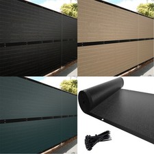 50ft Privacy Fence Screen Garden Windscreen HDPE Fabric Mesh Shade Cover Green
