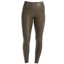 Spanx High Rise Faux Leather Moto Leggings, Very Black, Medium