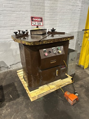 TSNC 6" X 6" X 10GA HYDRAULIC NOTCHER - "SEE VIDEO"