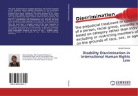 Disability Discrimination In International Human Rights Law Zaneta Poposka