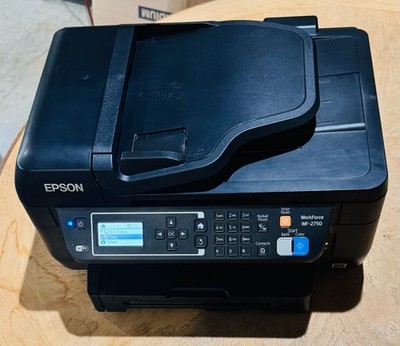 Epson WorkForce WF-2750 Printer Fax Scan Copier Wi-Fi Powers On  READ MORE As Is