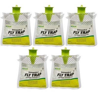 Easy Fly Control Outdoor Hanging Trap Fast Acting Disposable Pest Control
