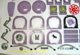 LEGO Lot of Life On Mars 7317 Aero Tube Hanger Parts ~ From 2001