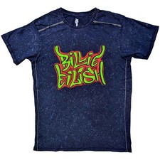 Image of BILLIE EILISH official unisex T shirt NAVY
