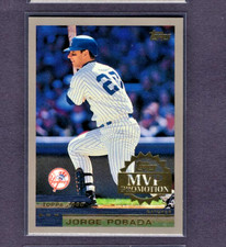 2000 TOPPS MVP PROMOTION CONTEST CARD PARALLEL #56 JORGE POSADA SSP /100 NM
