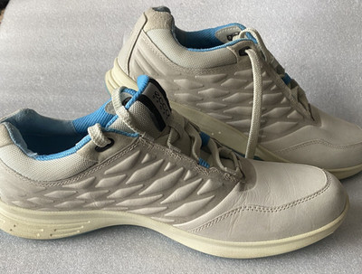 Ecco 'Exceed' Walking Sneaker Yak Leder Freizeit Wandern Komfort Größe UK 8 EU 41