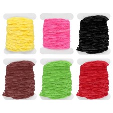 Chenille Fly Tying Thread, 7Pcs Fly Tying Materials Rayon Chenille Line Flies...