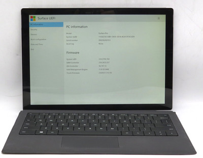 Microsoft Surface Pro 5 | i5-7600U @2.80GHz | 8GB RAM | 256GB SSD | No OS/AC