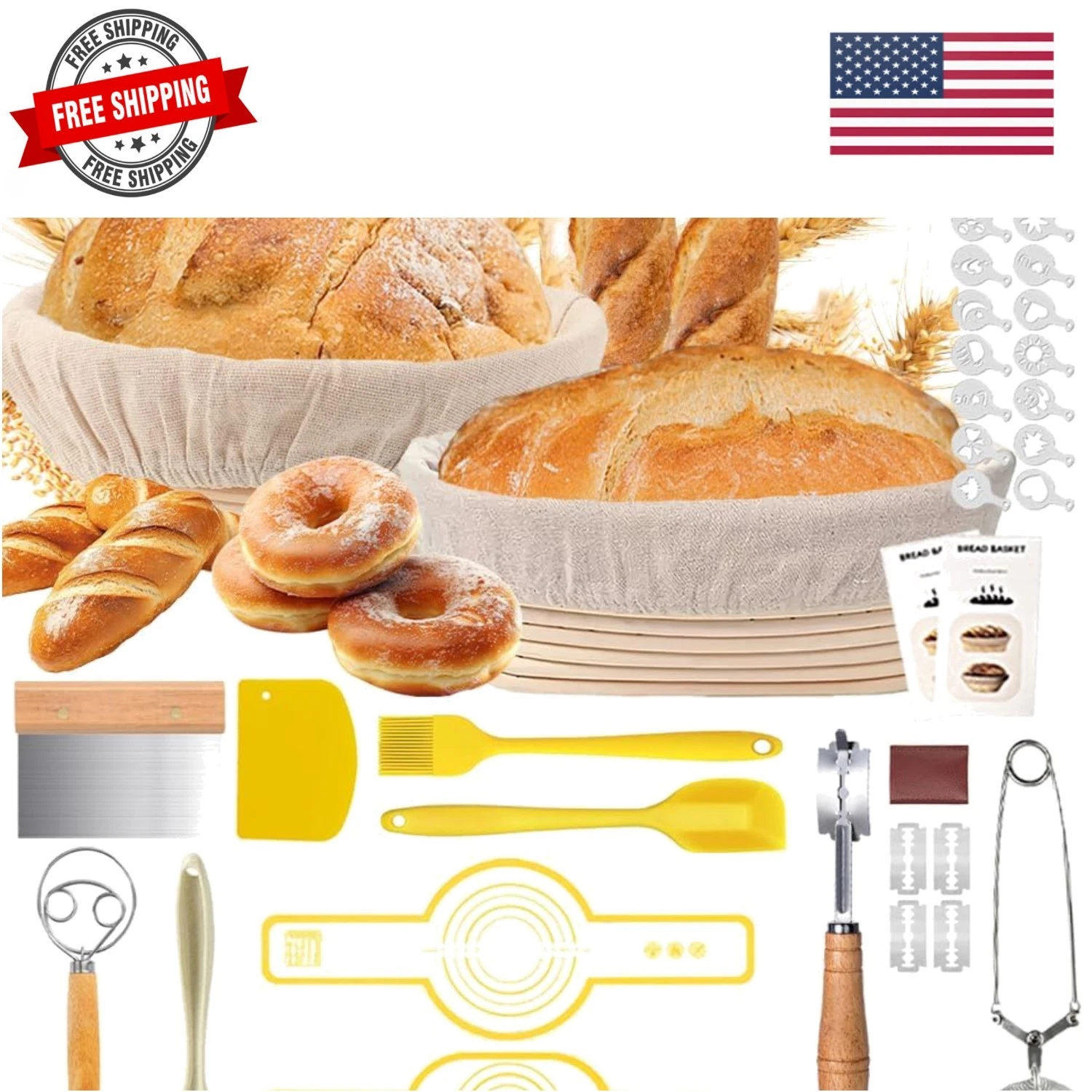 Sourdough Starter Kit for Beginners, Bread Baking Supplies & Bread Making Too...
Opens in a new wind