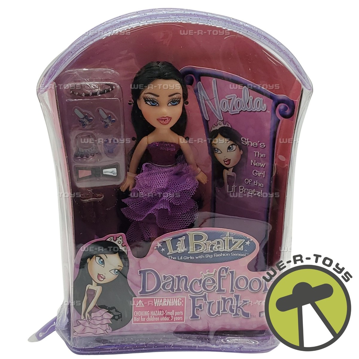 Bratz Lil Bratz Dance Floor Funk Nazalia Doll 2003 MGA 270102 NEW