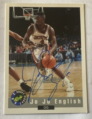Classic Games 1992 Jo Jo English Chicago Bulls Card OG Rookie Autographed Last 1