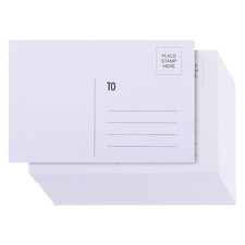 PATIKIL 300 Pack Blank Postcards for Mailing, 4 x 6" Double Sides Blank Paper...