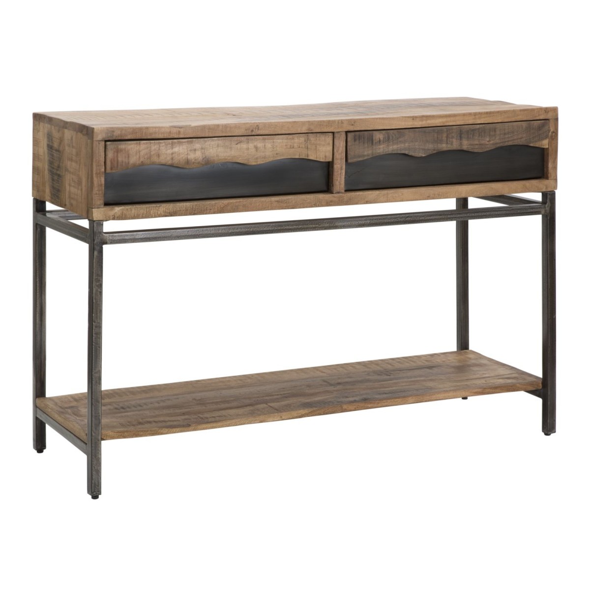 Console en bois Yellowstone 118cm marron pour habiller un mur vide avec style