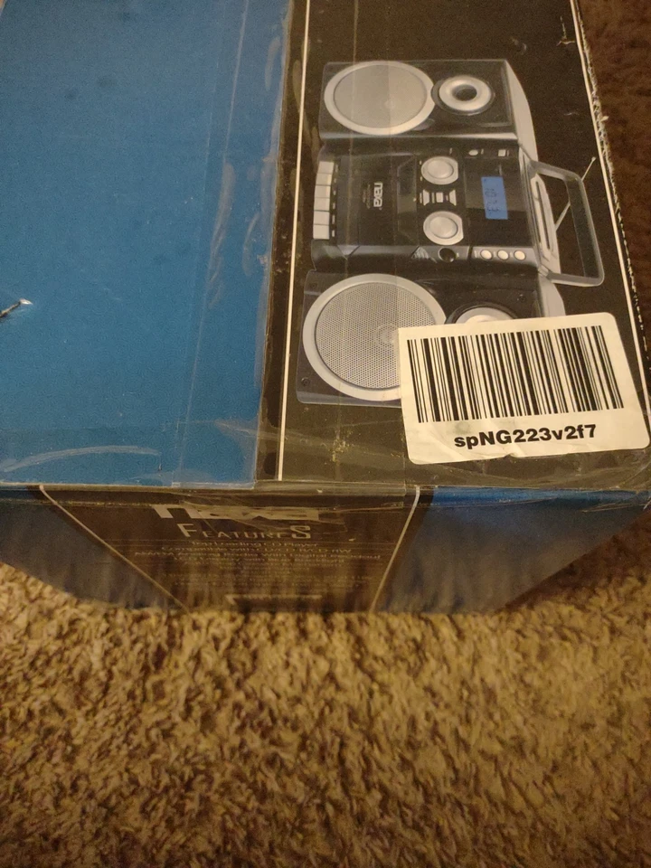 Naxa NPB426 Reproductor de CD Portátil Radio AM-FM, Reproductor/Grabador de Cassette, Nuevo En Caja Foto 4 de 4