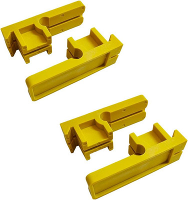 Line Blocks for Masonry, 2 Pairs 4 Inch Plastic Masonry Tools for Concrete Block