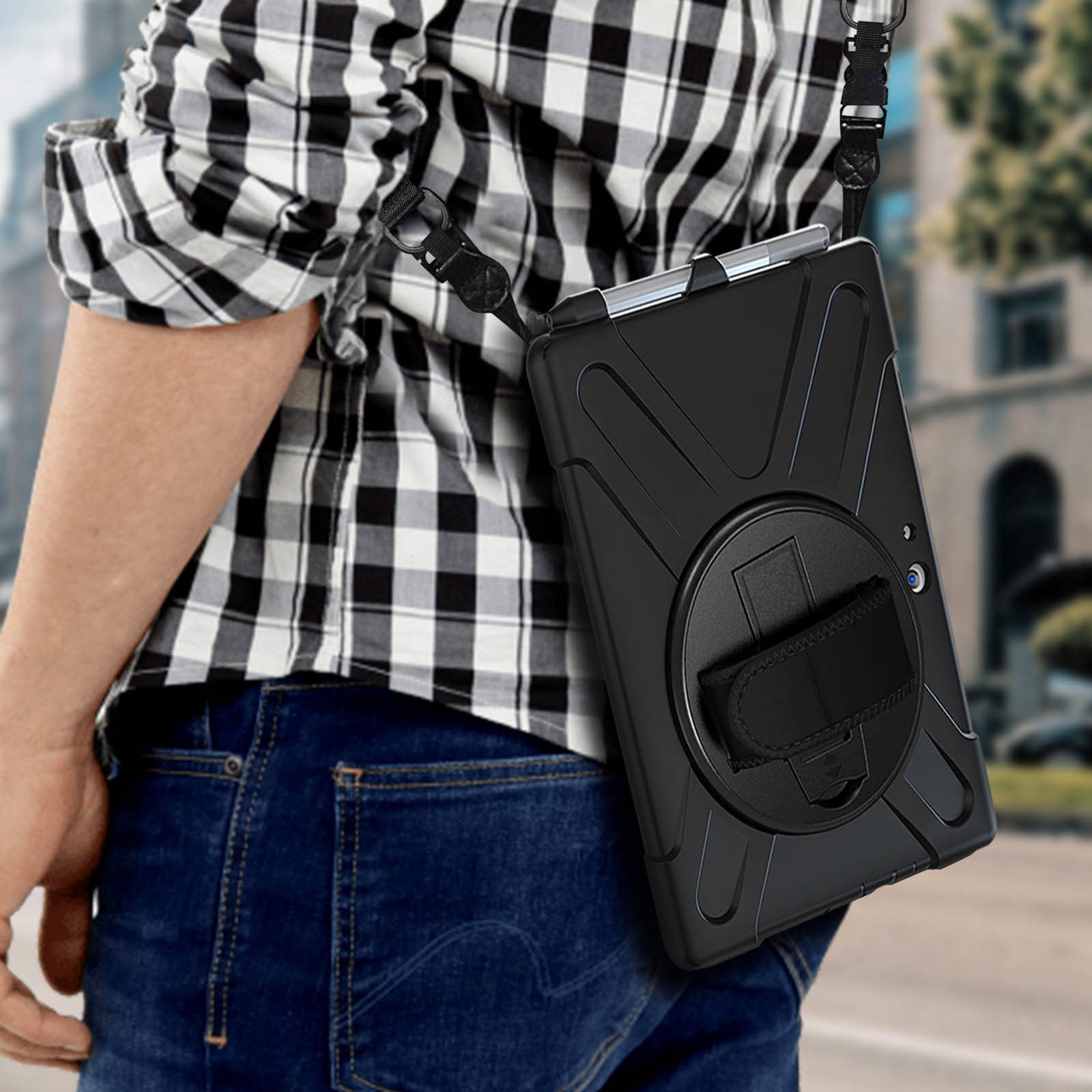 Protection hybride Microsoft Surface Go 2 étui antichoc avec support vidéo